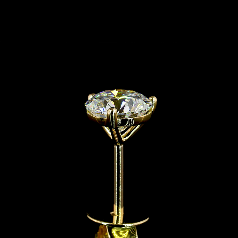 1ctw Prong Round Martini Stud Earrings