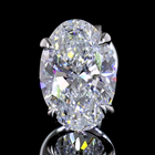 6ctw Prong Oval Stud Earrings