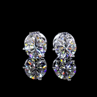 1ctw Prong Round Martini Stud Earrings