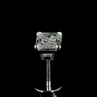 2ctw Prong Emerald Stud Earrings