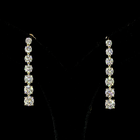 4ctw Prong Round Drop Earrings