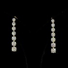 4ctw Prong Round Hanging Earrings