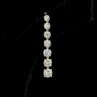 4ctw Prong Round Hanging Earrings