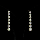 4ctw Prong Round Drop Earrings