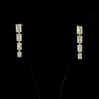 2-1/2ctw Prong Emerald Drop Earrings