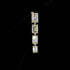 2-1/2ctw Prong Emerald Hanging Earrings