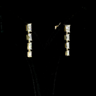 2-1/2ctw Prong Emerald Drop Earrings