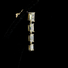 2-1/2ctw Prong Emerald Drop Earrings