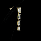 2-1/2ctw Prong Emerald Hanging Earrings