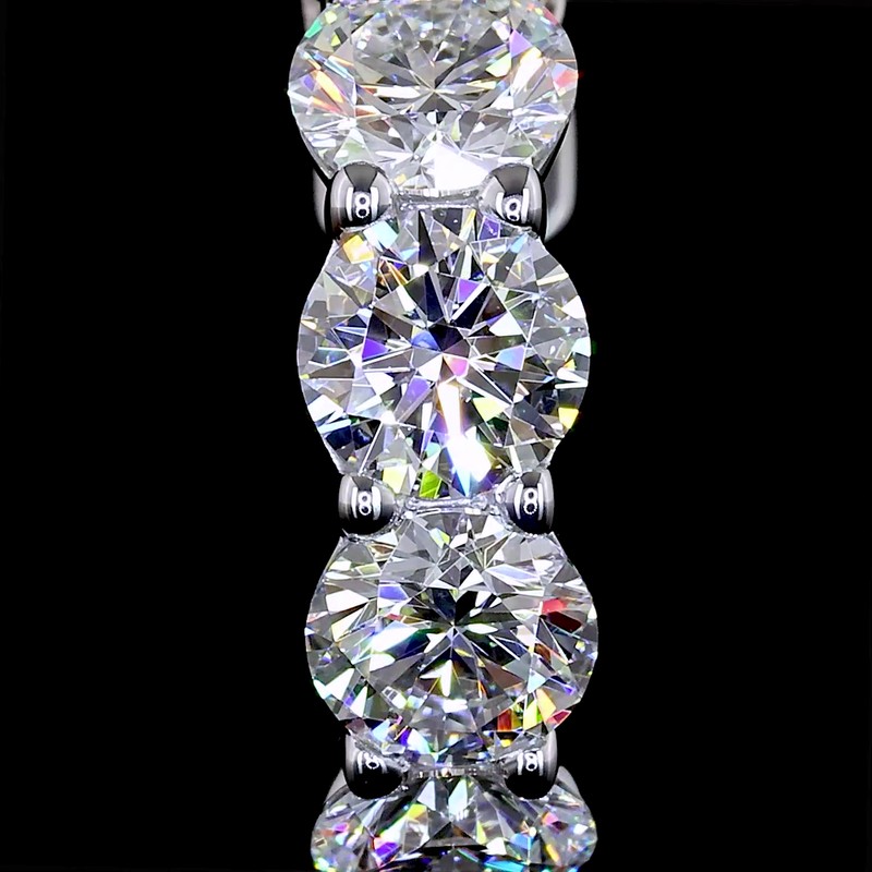 2ctw Prong Round Huggie Earrings