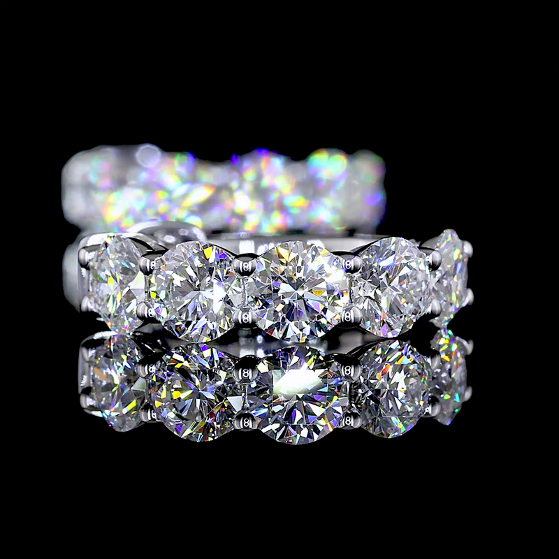 2ctw Prong Round Huggie Earrings