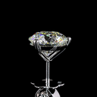 4ctw Prong Round Martini Stud Earrings