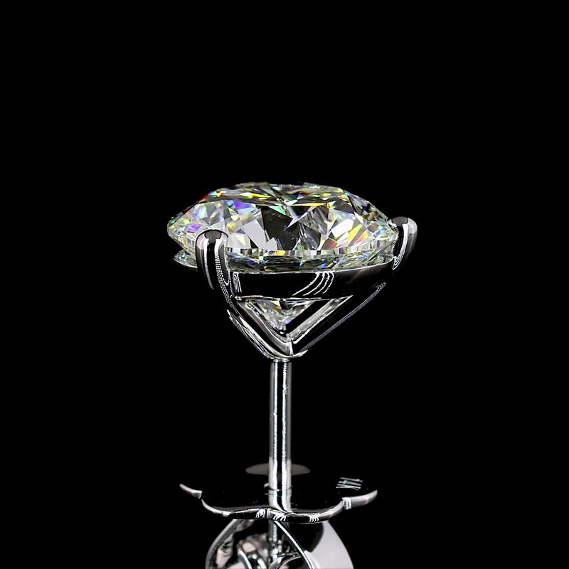 4ctw Prong Round Martini Stud Earrings