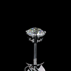 1ctw Prong Round Stud Earrings