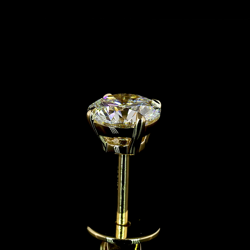 1ctw Prong Round Stud Earrings