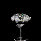 7ctw Prong Round Martini Stud Earrings