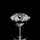 7ctw Prong Round Martini Stud Earrings