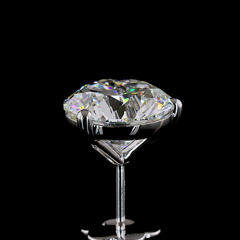 7ctw Prong Round Martini Stud Earrings