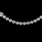 8ctw Bezel Round Riviera Tennis Necklace