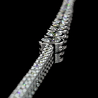 8ctw Bezel Round Riviera Tennis Necklace