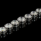 24ctw Bezel Round Riviera Tennis Necklace