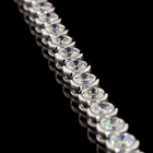 25ctw Bezel Round Tennis Necklace