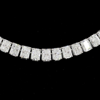 15ctw Prong Radiant Tennis Necklace