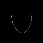 2ctw Bezel Round Station Necklace