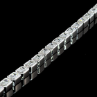 5ctw Bezel East West Emerald Tennis Necklace
