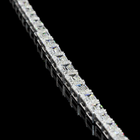 13ctw Prong East West Emerald Riviera Tennis Necklace