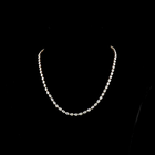 16ctw Prong East West Pear Tennis Necklace