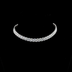 37ctw Prong Marquise & Round Tennis Necklace