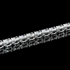 10ctw Prong East West Oval Tennis Necklace