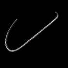 10ctw U Prong Round Tennis Necklace