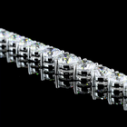 8ctw Prong Round Riviera Tennis Necklace