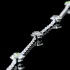 3ctw Bezel Heart Station Necklace
