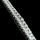 15ctw Prong Round Riviera Tennis Necklace