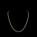 6ctw Bezel Round Station Necklace