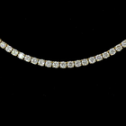 4-1/2ctw Prong Round Tennis Necklace