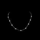 2ctw Bezel Round Station Necklace
