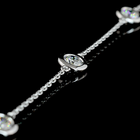 2ctw Bezel Round Station Necklace