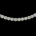 10ctw Prong Round Tennis Necklace