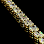 33ctw Bezel - Prong East West Oval Tennis Necklace