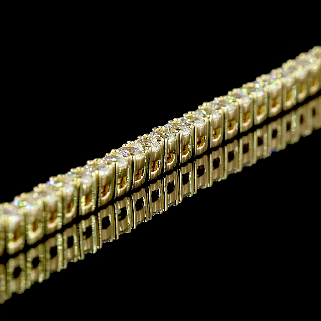 5ctw Prong Round Tennis Necklace