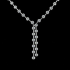 8ctw Prong Round Lariat Necklace