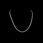 14ctw Prong Round Tennis Necklace