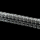 14ctw Prong Round Tennis Necklace