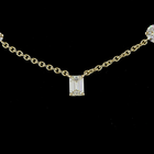 2-1/2ctw Prong Round, Heart, Pear & Emerald Station Necklace