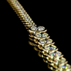 10ctw Bezel Round Riviera Tennis Necklace