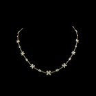 5ctw Prong East West Oval & Pear Station Necklace